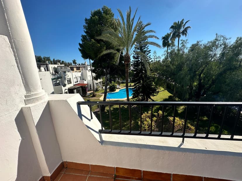 Pool view from the balcony