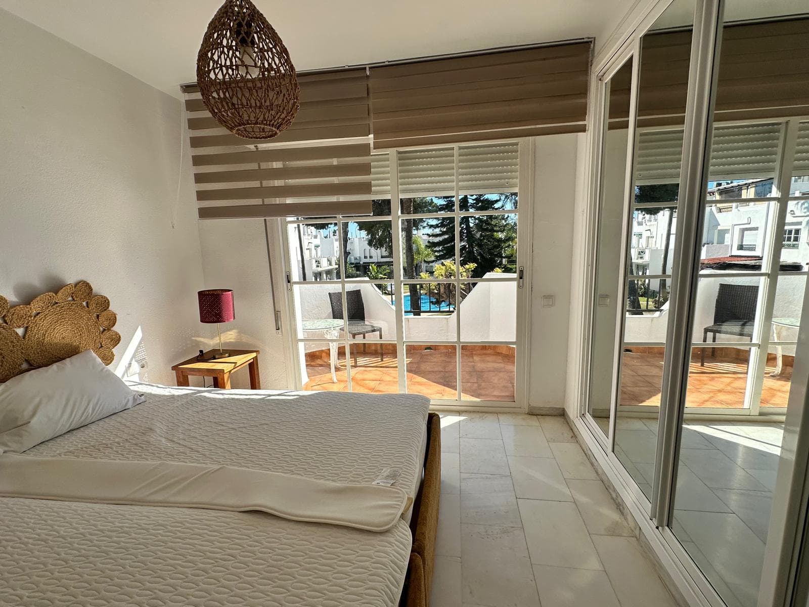 Bedroom with terrace access