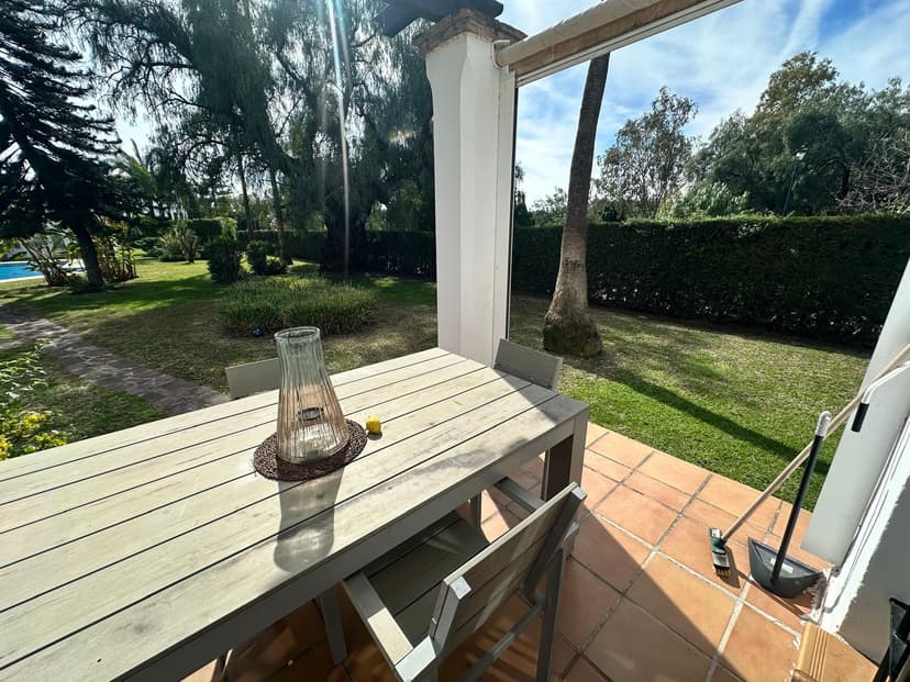 Covered terrace